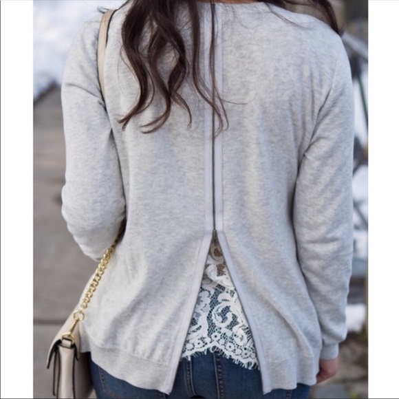 CAbi Sweaters - Cabi Women’s Gray Cobblestone Cardigan Sz L